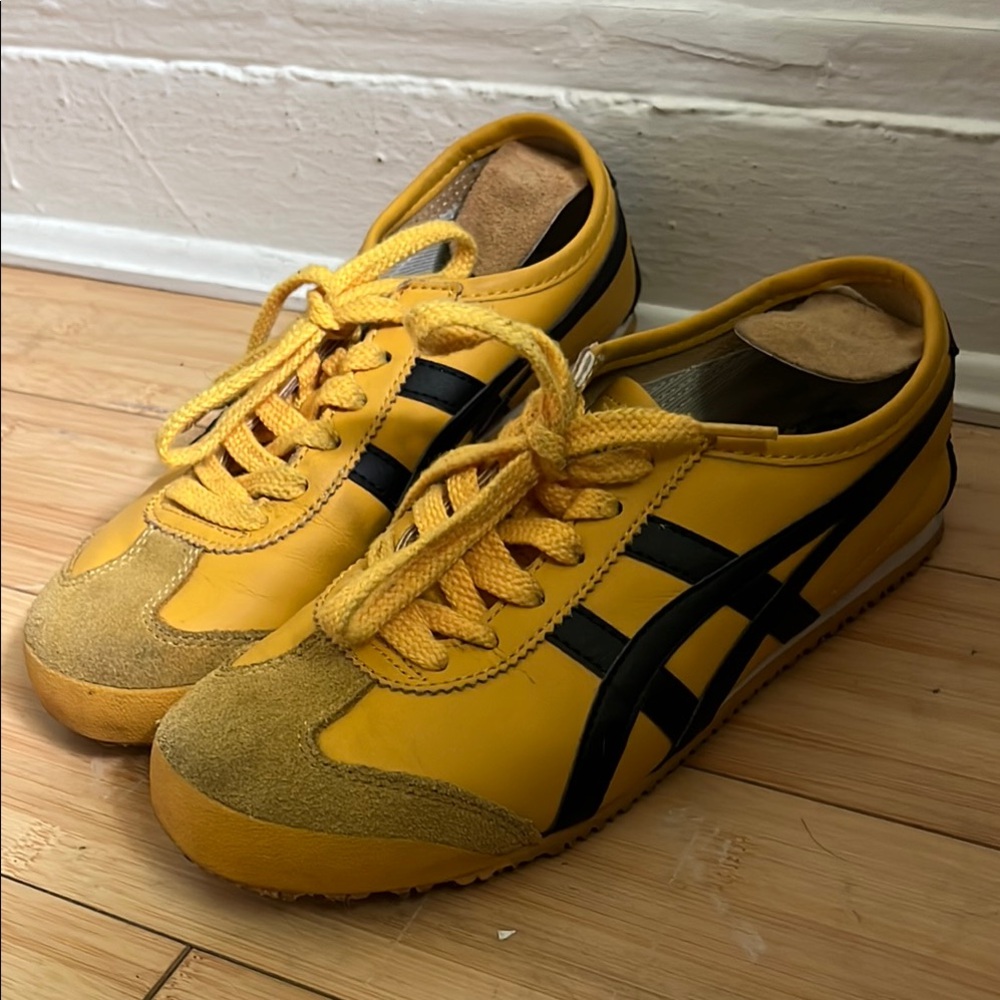 Onitsuka Tiger by Asics Yellow and Black Sneakers